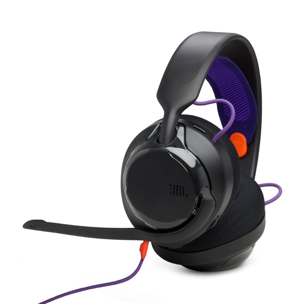 JBL Quantum 250 Wired Over-Ear Gaming Headphones, JBL Quantum Spatial Sound, Noise Cancelling Microphone, 3.5 mm Cable, Compatible with Apple/PC/Xbox/PlayStation/Nintendo Switch, Black