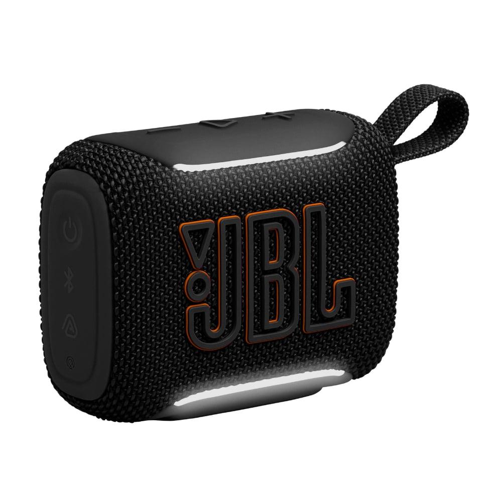 JBL Go 5 - Ultra-Portable Waterproof & Drop-Proof Bluetooth Speaker with JBL Legendary Sound & Ambient Edge Lighting, AirTouch Instant Stereo Pairing or Link Multiple Compatible Speakers via Auracast (Black)