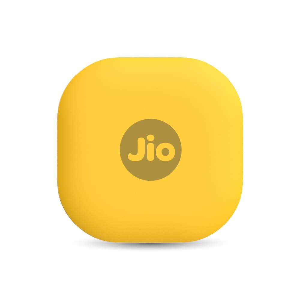 JioTag Go Yellow for Android, India's First Android Tag, Google Find Hub, Worldwide tracking for Keys, Wallets, Luggage, Gadgets and more, 1+1 Year Battery, No SIM Needed, 120 db Sound, Bluetooth v5.3