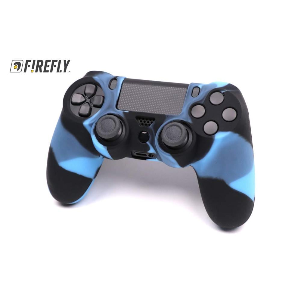 Firefly Silicone Cover for PS4 Controller, Cobalt Marble