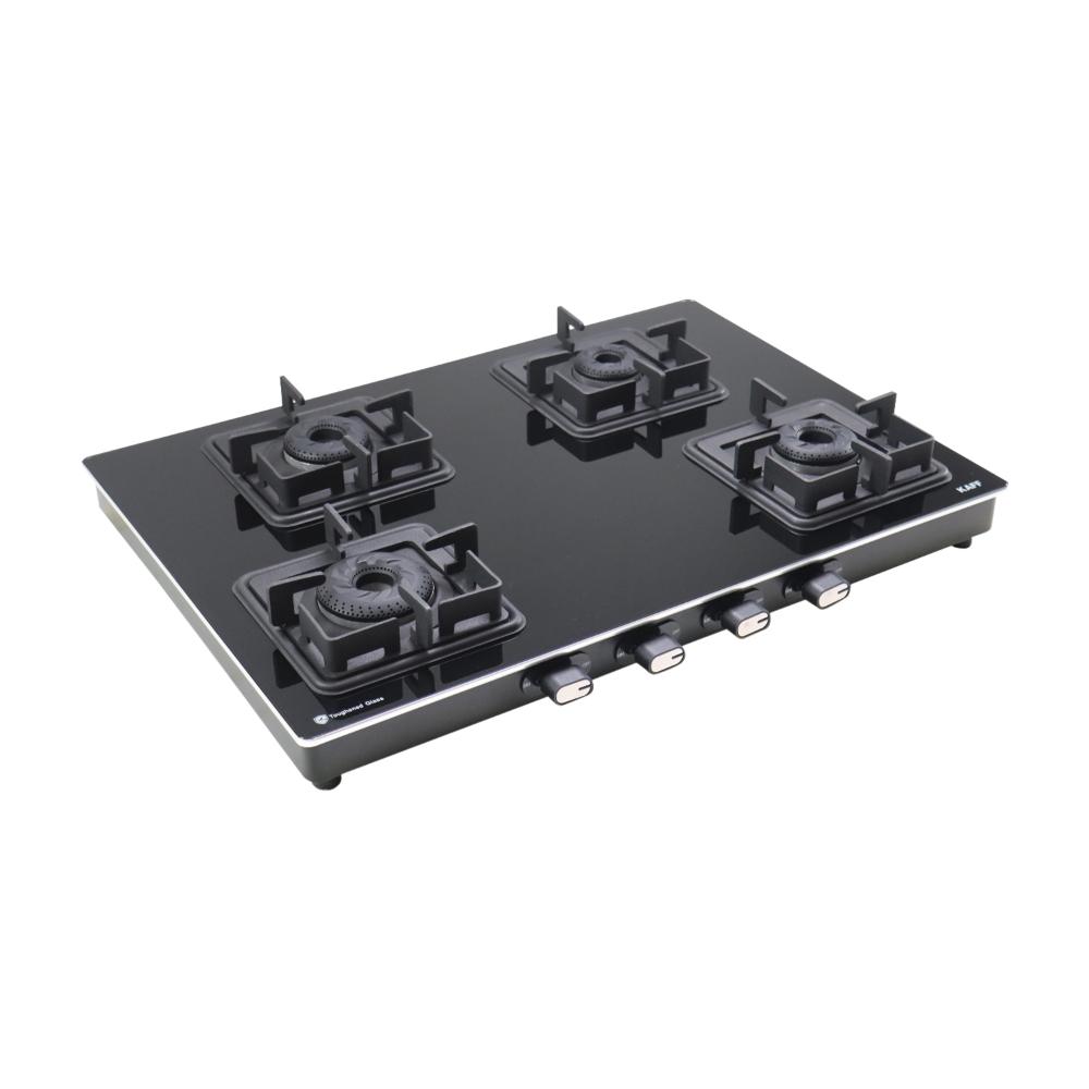 Kaff Cooktop KAFF CTQ 69 4B 69 cm 4 Burner Glass Gas Cooktop