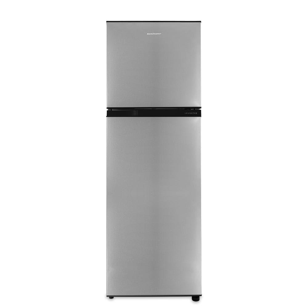 Kelvinator 270 litres 2 Star Double Door Refrigerator, Bright Silver KRF-A290BSV