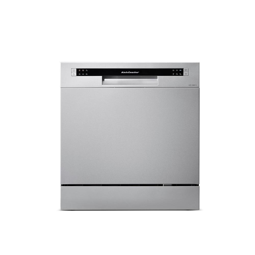 Kelvinator KDP-08B01S 8 Place Dishwasher with Intense Wash Technology, Silver
