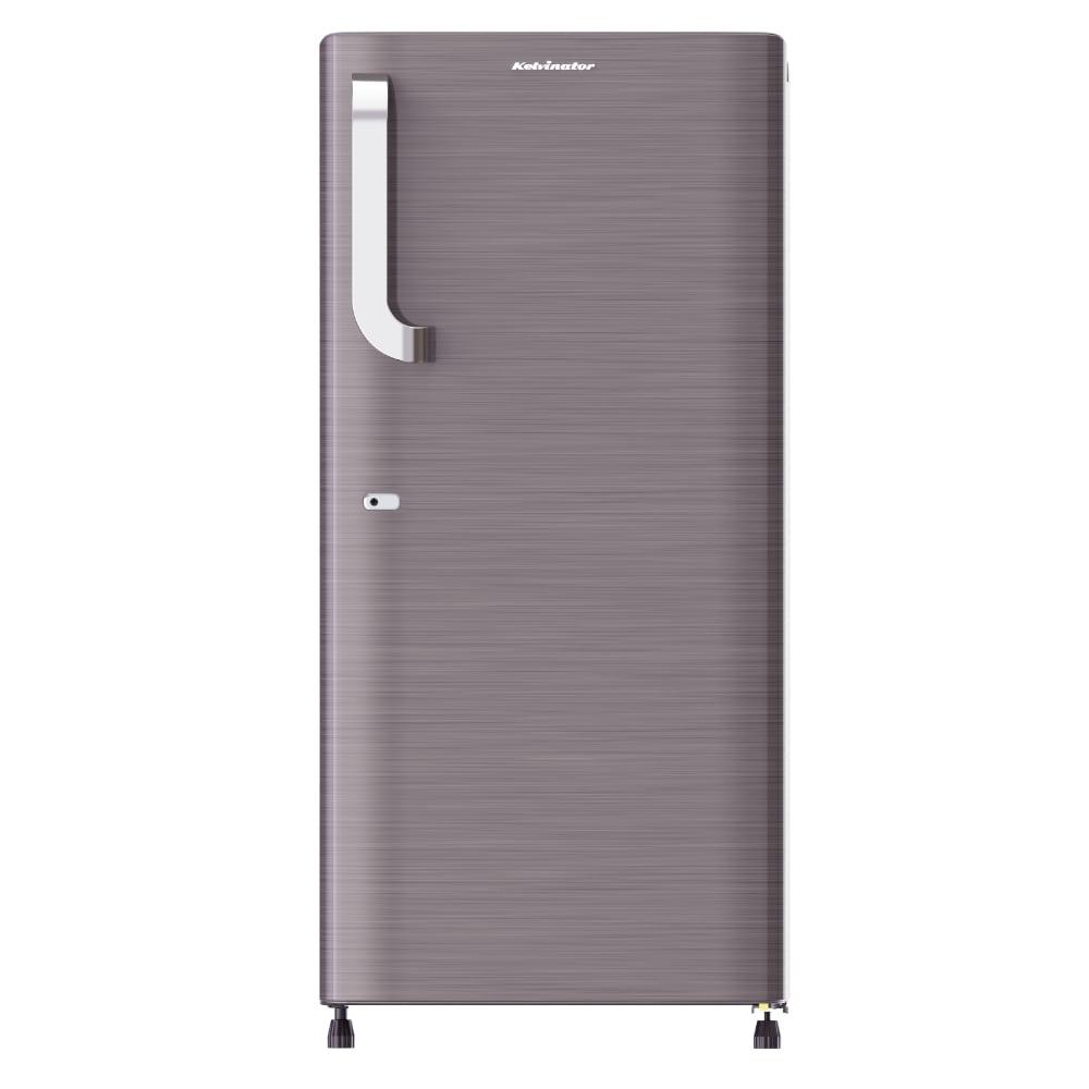 Kelvinator 201 L 2 Star Direct Cool Single Door Refrigerator, KRD-F210EBPHGS, Inox