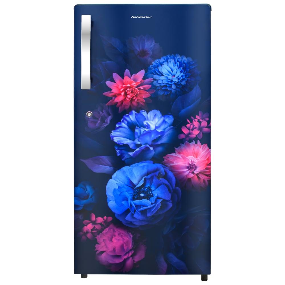 Kelvinator 188 L 1 Star Single Door Direct Cool Refrigerator with 90 Mins Fast Freezing Technology, 10 Days Milk Preservation, vFresh Technology, Nancy Blue, KRD-F200EBENBD