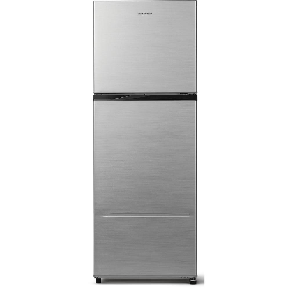 Kelvinator 253 L 1 Star Double Door Frost Free Refrigerator with 90 Mins Fast Freezing Technology, 10 Days Milk Preservation, vFresh Technology, Inox, KRF-I280RBVBGT