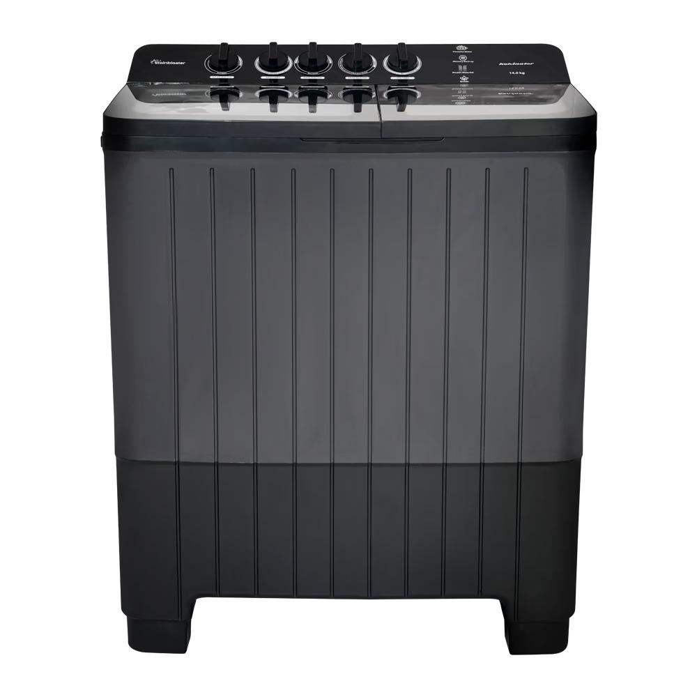 Kelvinator 14 kg Semi-Automatic Top Load Washing Machine, KWS-N14ETTKP, Grey