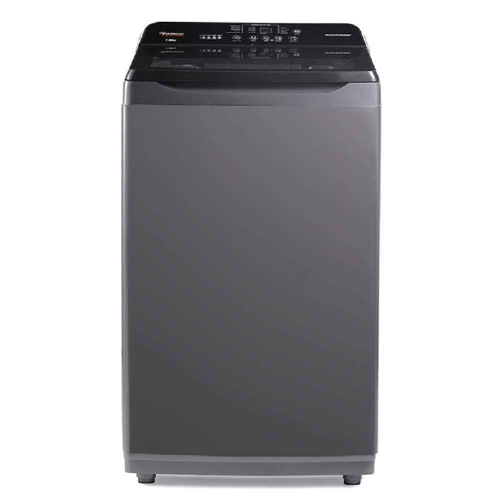 Kelvinator 8.5 kg Fully-Automatic Top Load Washing Machine, KWT-H85ETBFD, Mid Black
