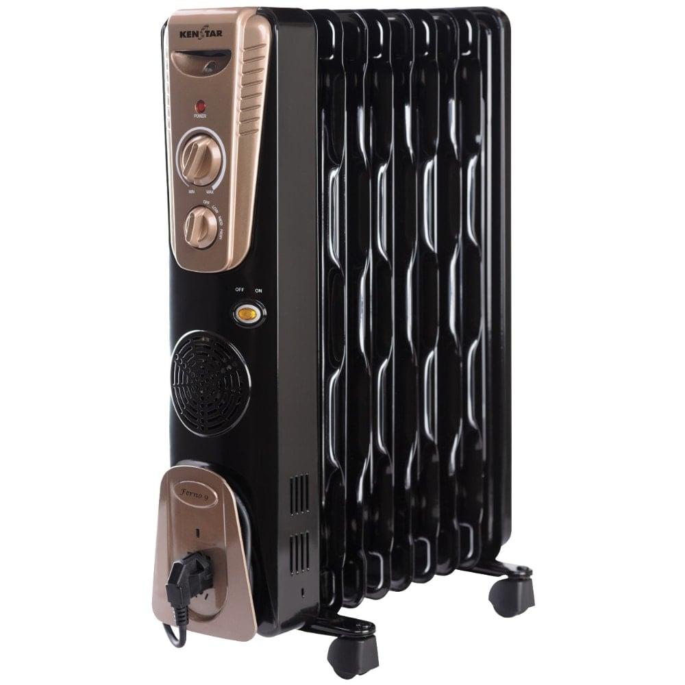 Kenstar FERNO 9 OFR 2400 Watts 9 Fin with 400W PTC Fan Heater