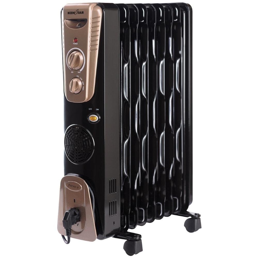 Kenstar FERNO 9 OFR 2400 Watts 9 Fin with 400W PTC Fan Heater