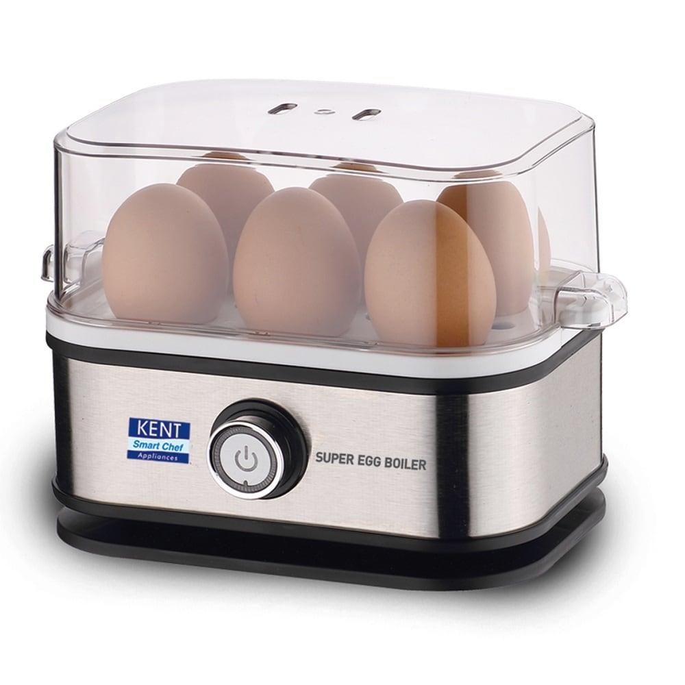 Kent Super 400 W Stainless Steel Egg Boiler, 3 Boiling Modes, Upto 6 Egg Capacity,16069