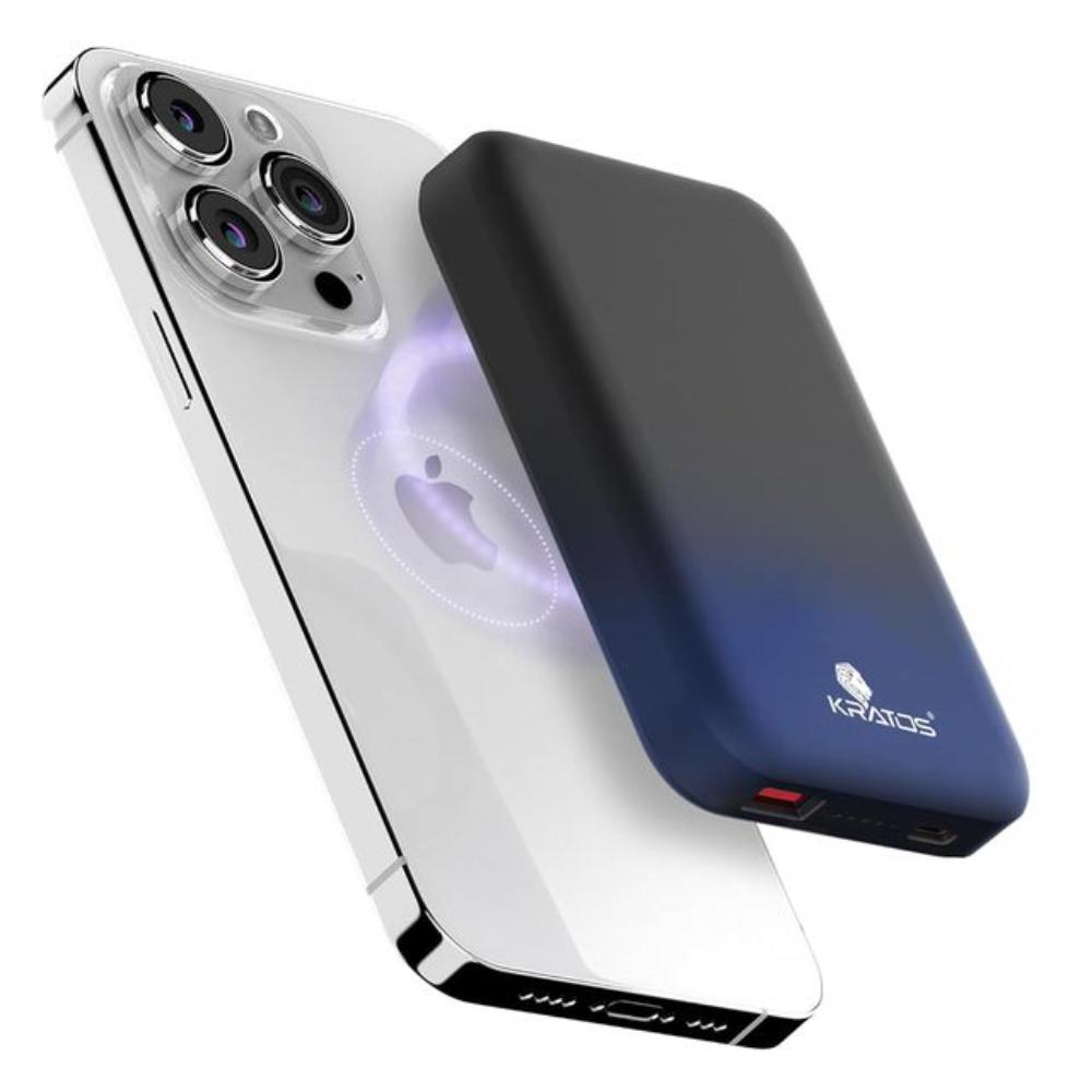 Kratos Legend Edge 10,000 mAh Powerbank, Black & Blue