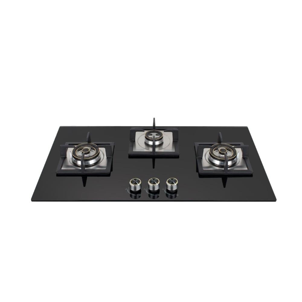 Kutchina Marica Eco 78 3 Burner Hob, Black