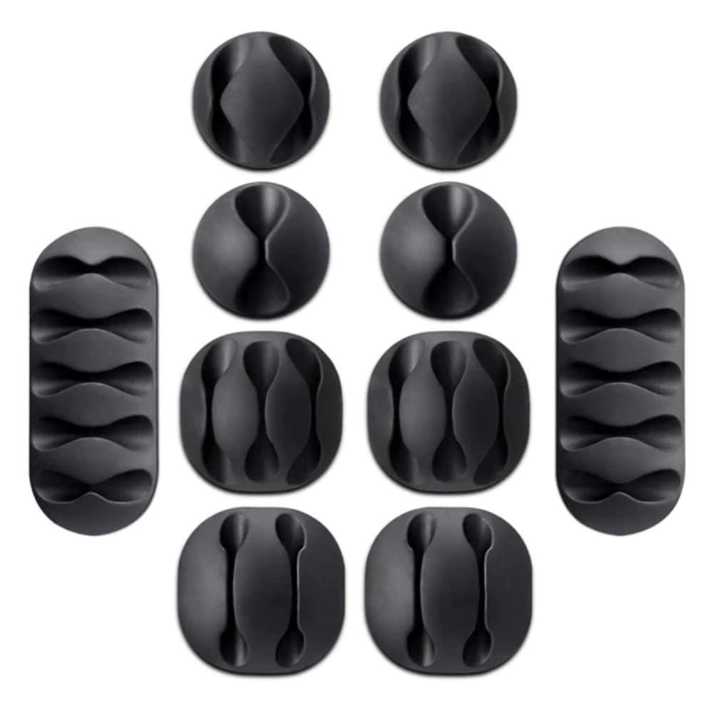LA' FORTE Self-adhesive cable holder (10 Pcs Pack)