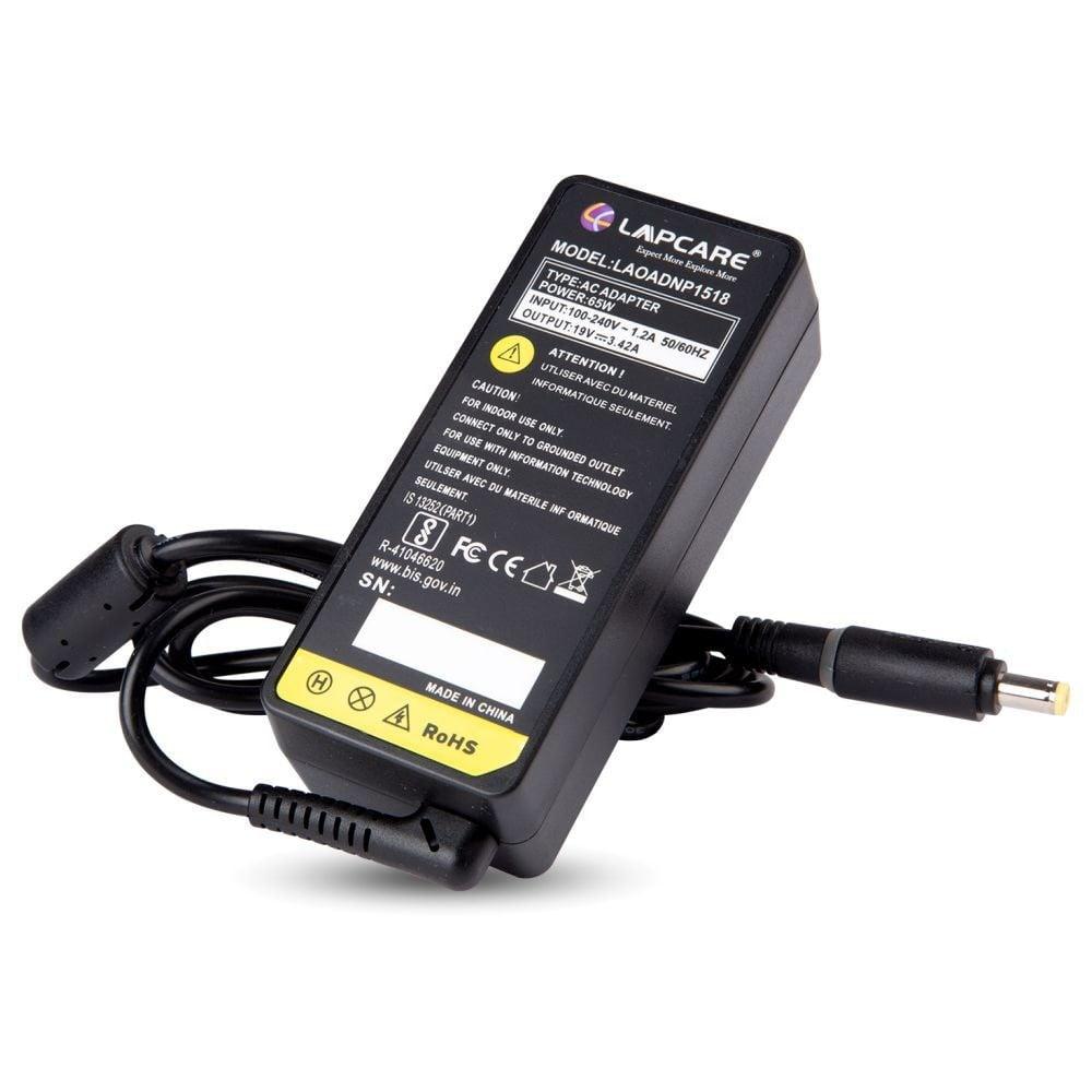Lapcare LAOADNP1518 Laptop Adapter Designed for Acer 19.5V 3.42A 65 Watt with 5.5 x 1.7 mm Connector