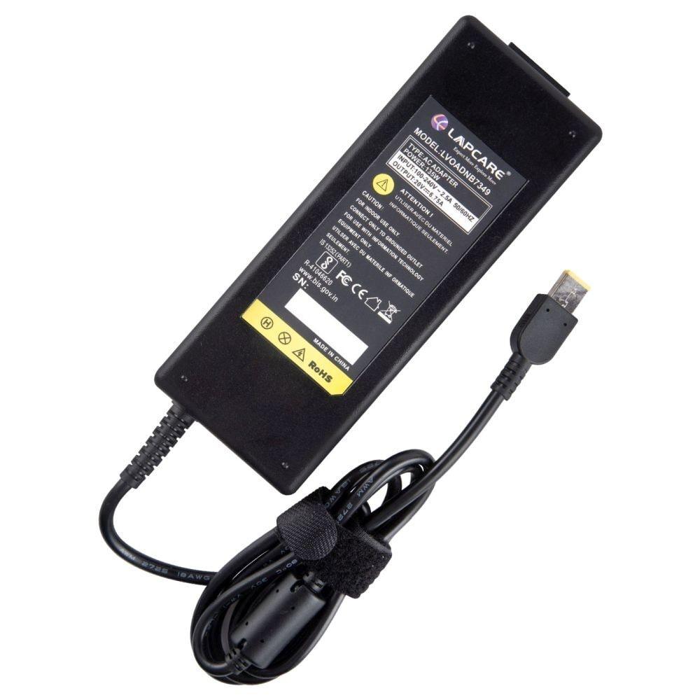 Lapcare LVOADNB7349 Laptop Power Adapter with Over Current Protection, Black
