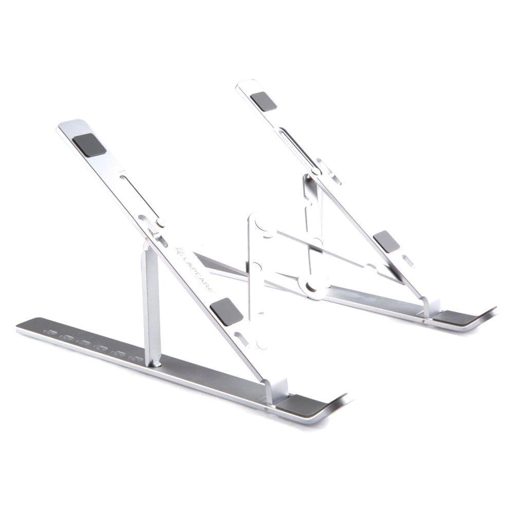 Lapcare LapGo LSE-044 Aluminium Laptop Stand with Pouch for Upto 39.62 cm (15.6 inch) Laptop, Silver
