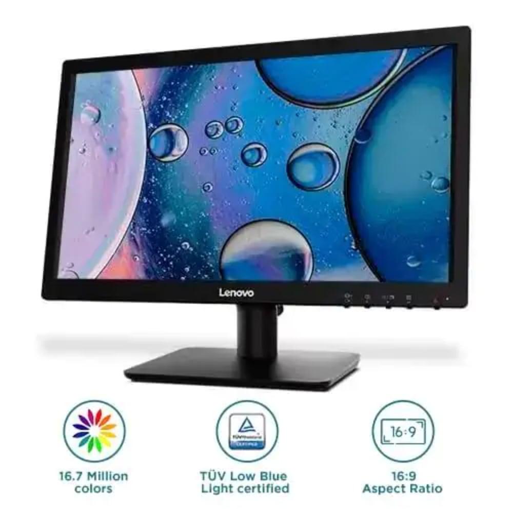 Lenovo D1910 46.99 cm (18.5 inch), 5 ms Response Time, 100 Hz Refresh Rate, LED HD Monitor, Black