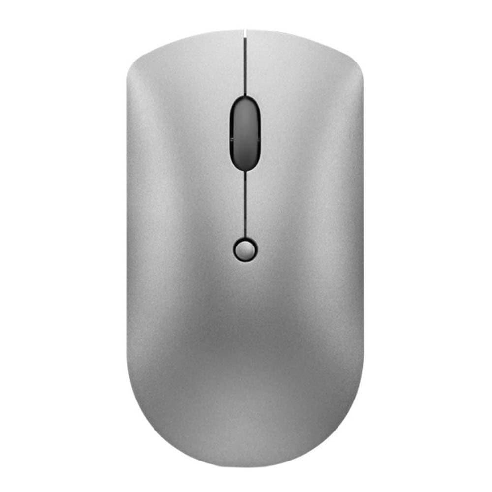 Lenovo 600 Silent Optical Bluetooth Mouse, Grey (Pairs Up to Two Devices at Once)