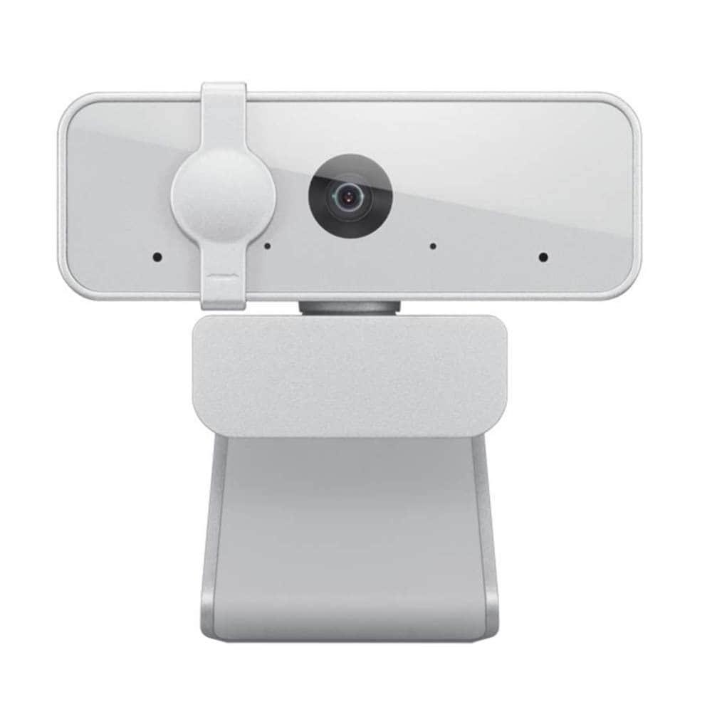 Lenovo 300 Full HD Webcam with Privacy Shutter,Compatible with Windows, Mac, Ubuntu and Chromebook, Cloud Grey