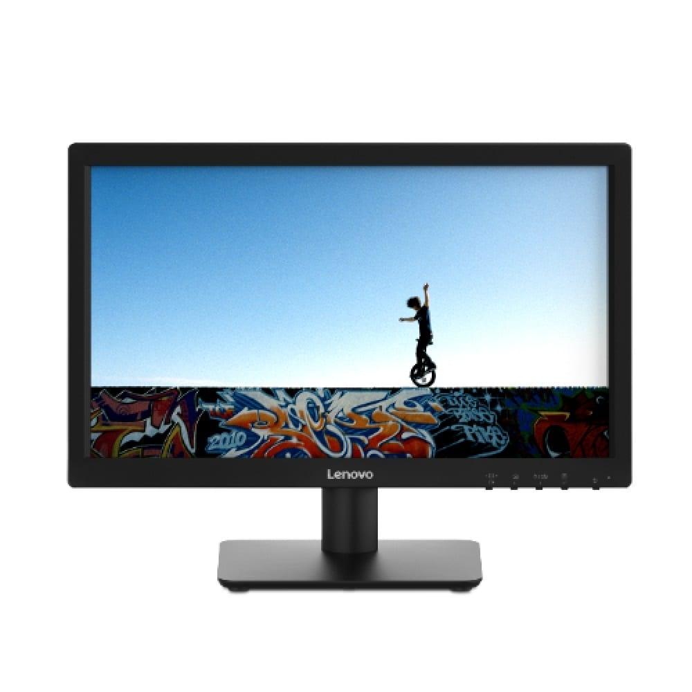 Lenovo D19-10, 46.99 cm (18.5 Inch) 1366 X 768 Pixels LED HD Monitor, Tn Panel, (5ms Response Time - 200 Nits Brightness Hdmi and Vga Port - Hdmi Cable Included - 72% Color Gamut) (Raven Black)