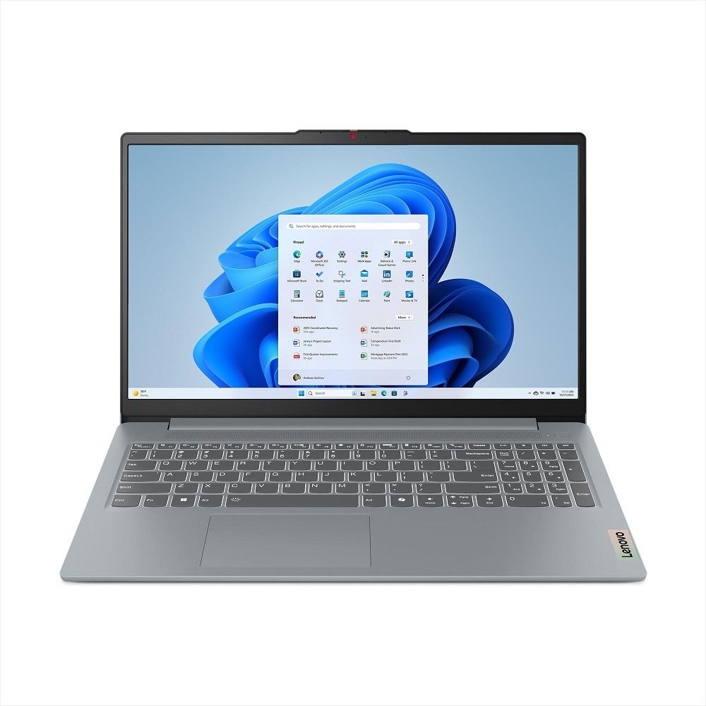 Lenovo IdeaPad Slim 3 12th Gen Intel Core i5-12450H 39.6 cm (15.6 inch) FHD IPS Thin & Light Laptop (16GB/512GB SSD/Win 11/Office 21/Backlit KB/Alexa Built-in/3 Mon Game Pass/Arctic Grey/1.6Kg), 83ER008GIN