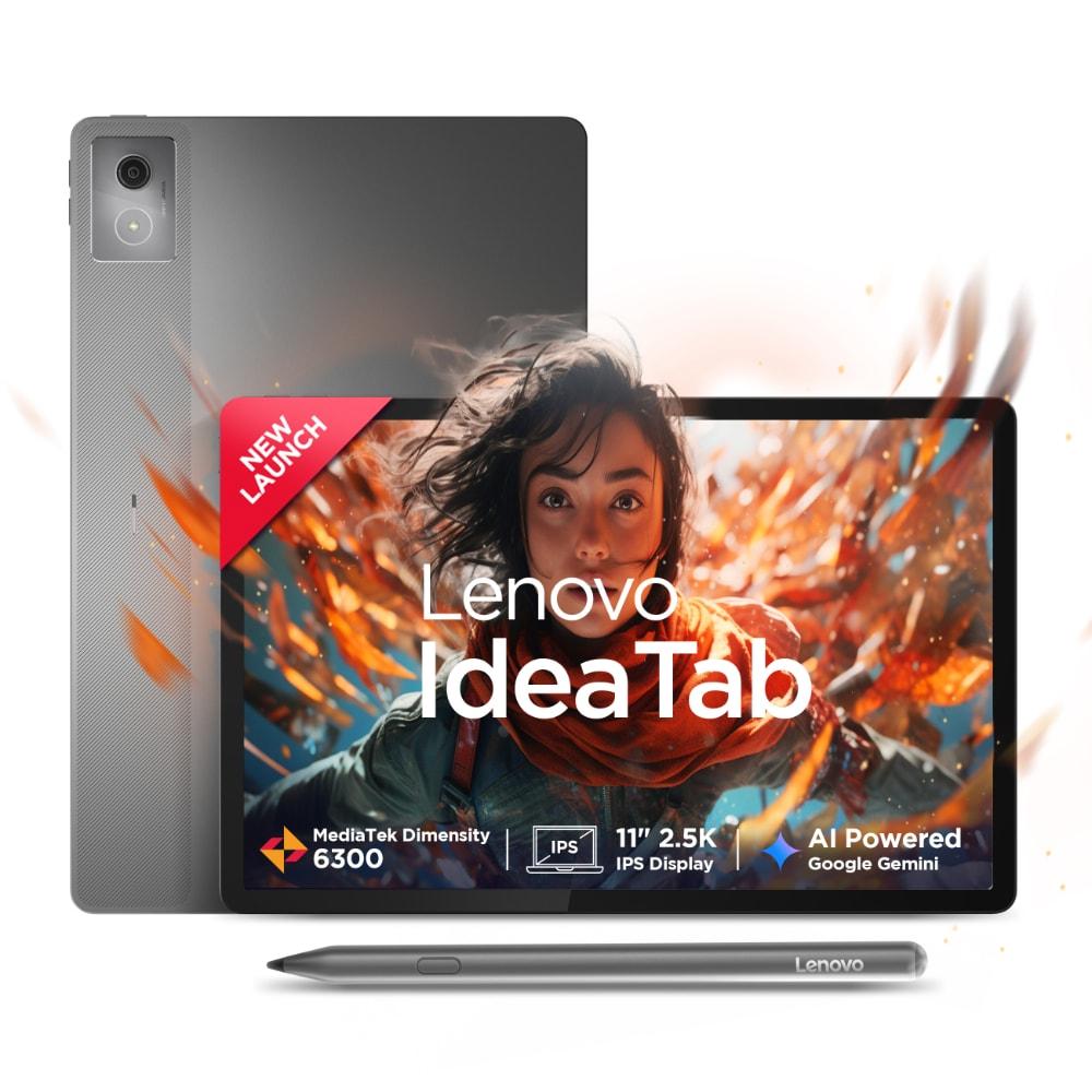 Lenovo Idea Tab 27.94 cm (11 inch) WiFi Tablet with Pen, 256 GB, 8 GB RAM, Grey, ZAFR0897IN