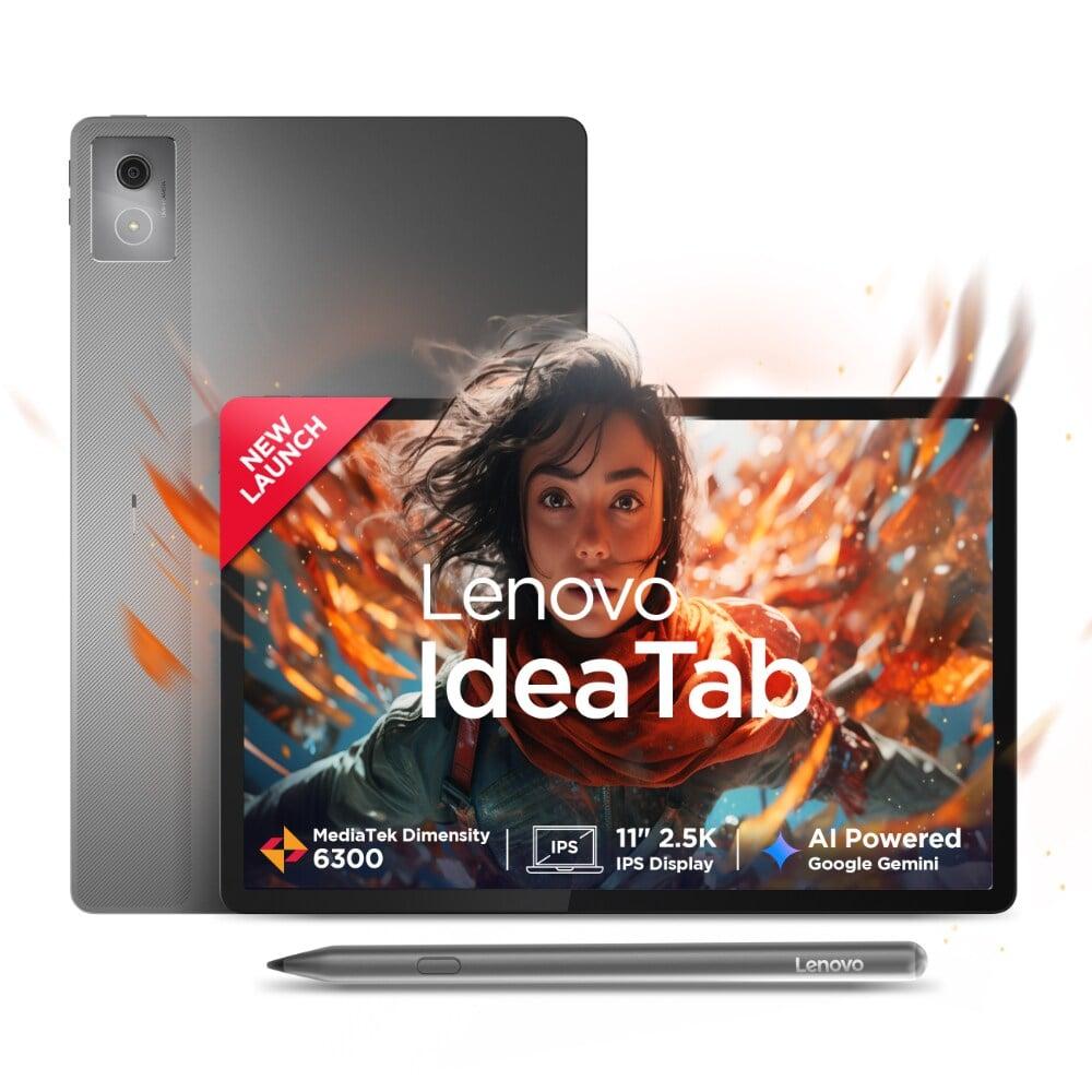 Lenovo Idea Tab 27.94 cm (11 inch) WiFi + 5G Tablet with Pen, 256 GB, 8 GB RAM, Grey, ZAFM0706IN