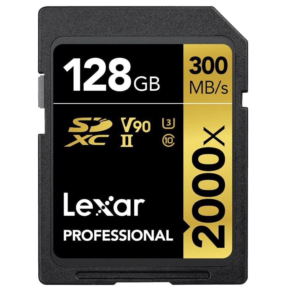 Lexar Professional 2000x 128 GB Gold Series SDXC Memory Card