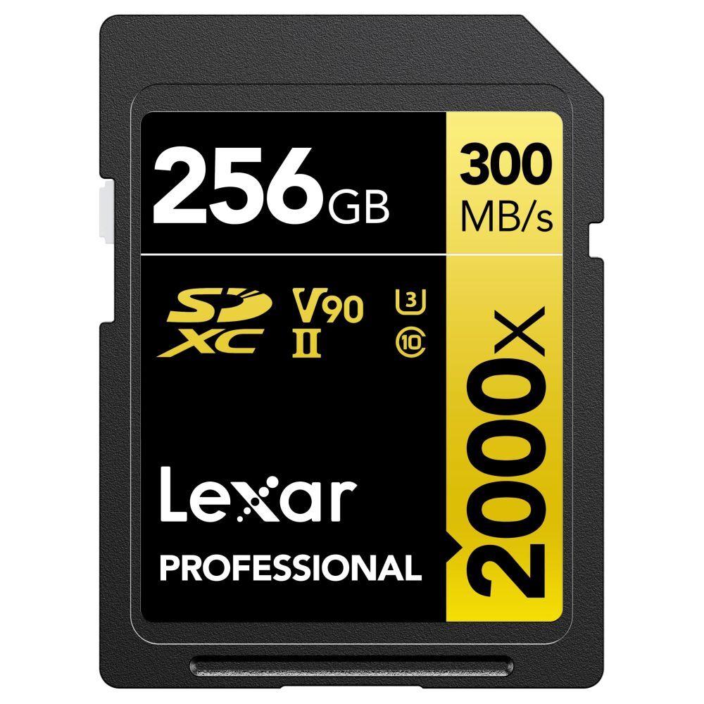 Lexar Professional 2000x 256 GB Gold Series SDXC Memory Card