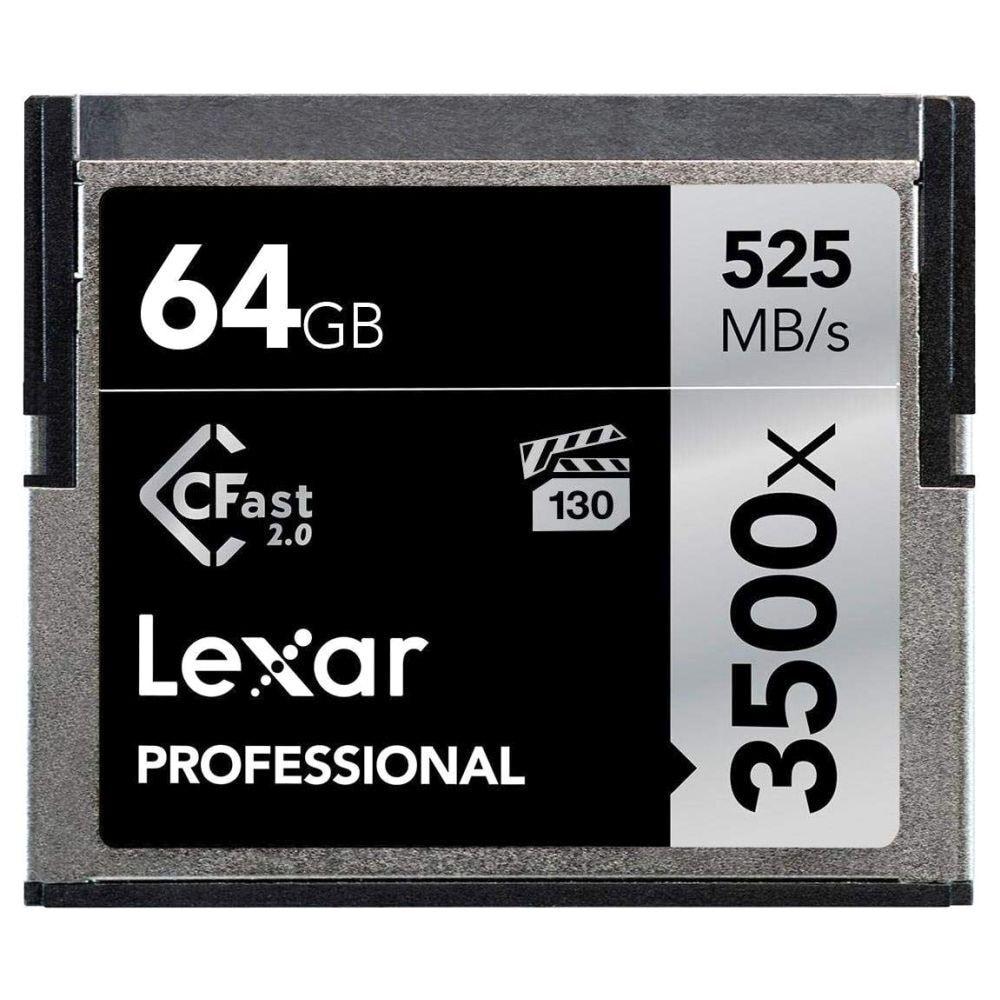 Lexar Professional 3500x 64 GB CFast 2.0 Memory Card-2