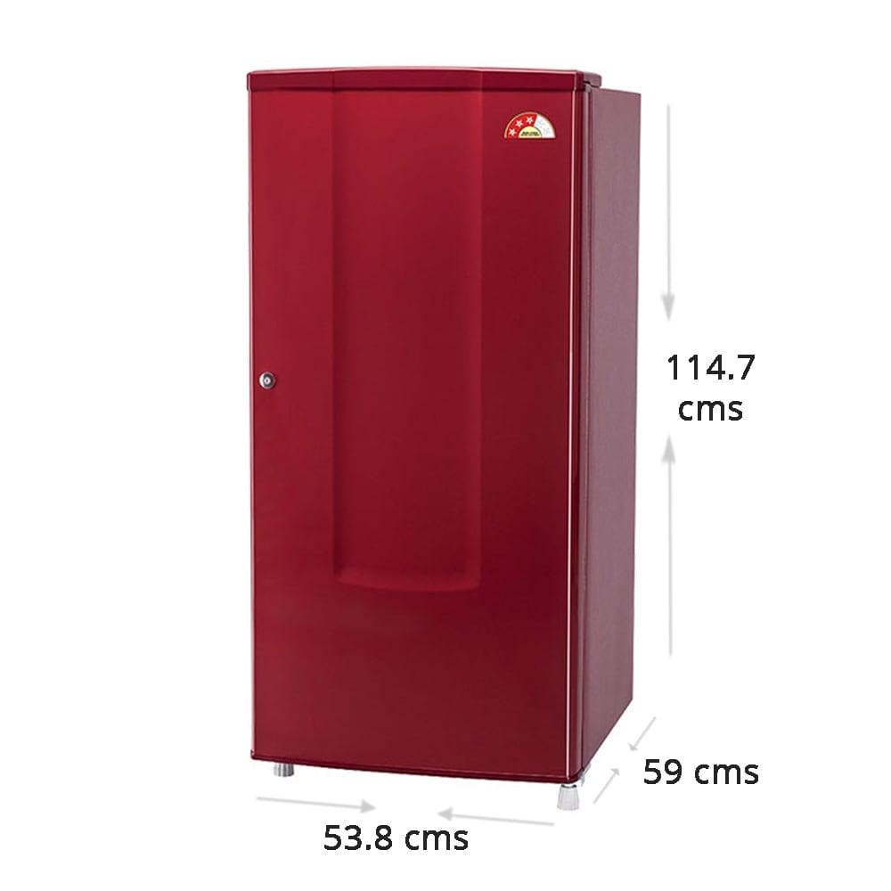 Buy LG 185 litres 3 Star Single Door Refrigerator, Ruby Luster GL