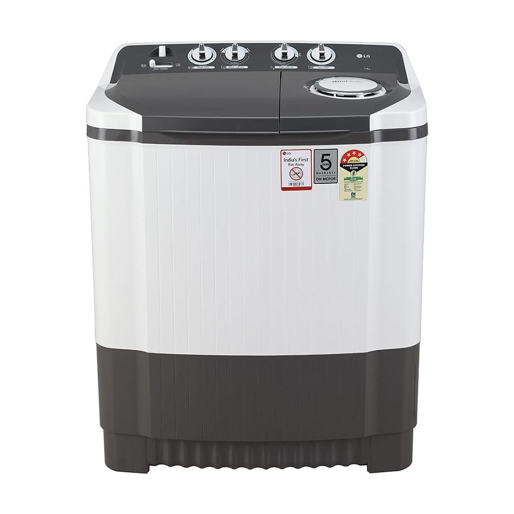 LG 7 Kg Top Semi-Automatic Washing Machine with Rust Free Body, Wind Jet Dry, P7020NGAY