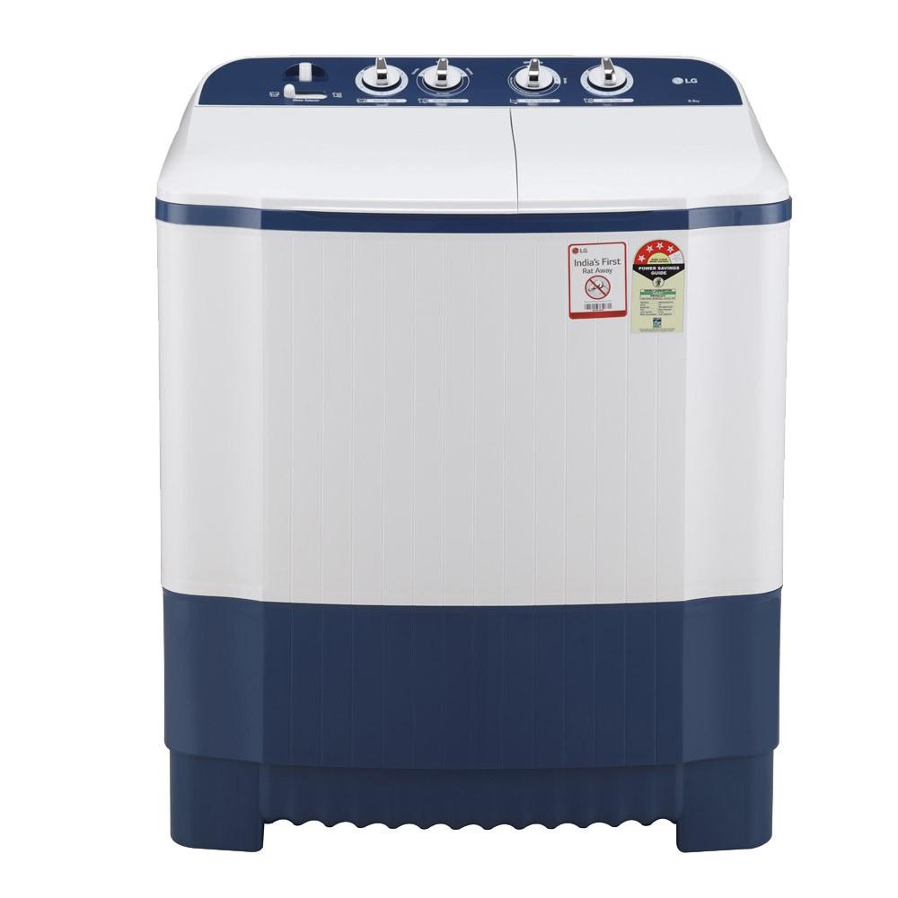 LG 6.5 Kg Top Semi-Automatic Washing Machine with Rust Free Body, P6510NBAY