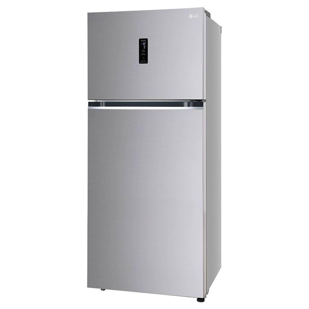 Buy e Double Door Refrigerator, GL-T412VPZX, Shiny Steel at