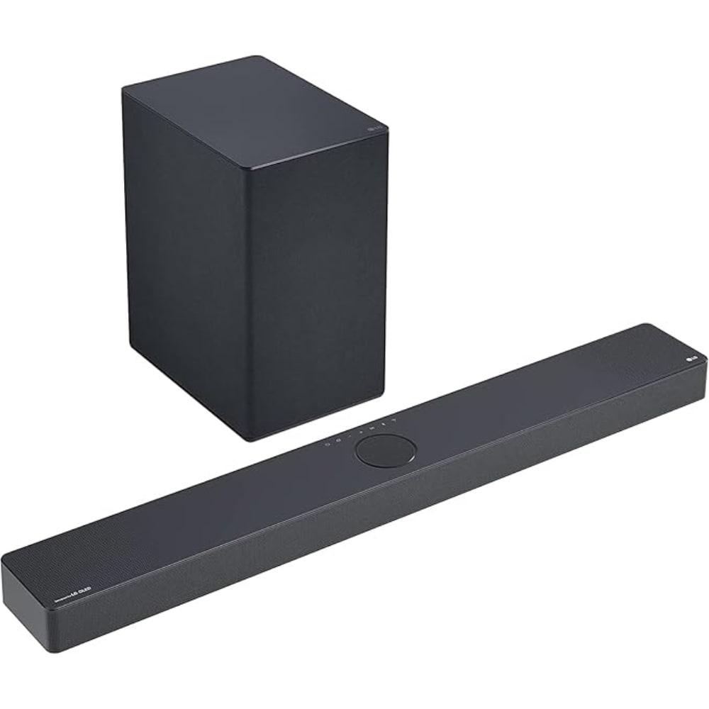 LG Sound Bar SC9S, 3.1.3 Ch, 400 W (Bluetooth, HDMI, Optical Connectivity) Perfect Matching for OLED C2/C3 TV with Imax Enhanced, Dolby Atmos Soundbar, Black