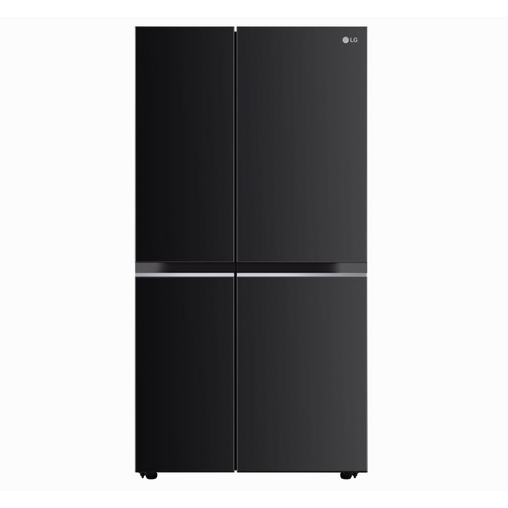 LG 650 L, Side-by-Side Refrigerator with Hygiene Fresh+, DoorCooling+, Wi-Fi Convertible in Ebony Sheen Finish, 3-Star
