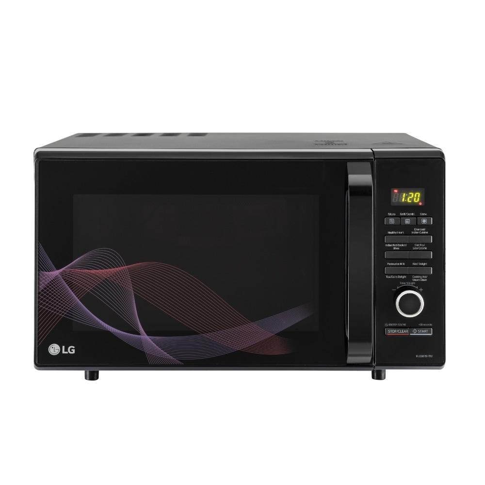 LG MJ2887BHTM 28L Convection Microwave Oven 301 Auto Cook Menu, Black