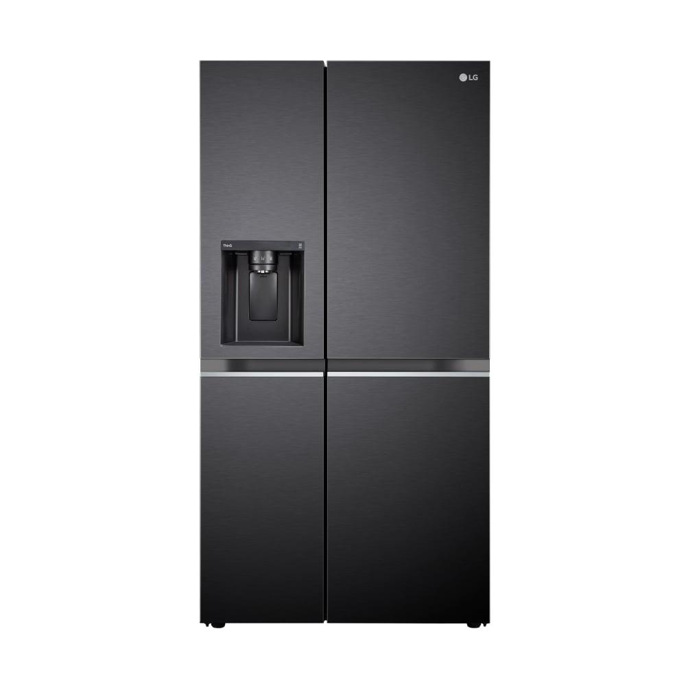 LG 630 L 3 Star Frost Free Side by Side Refrigerator, Matt Black, L257CMC3