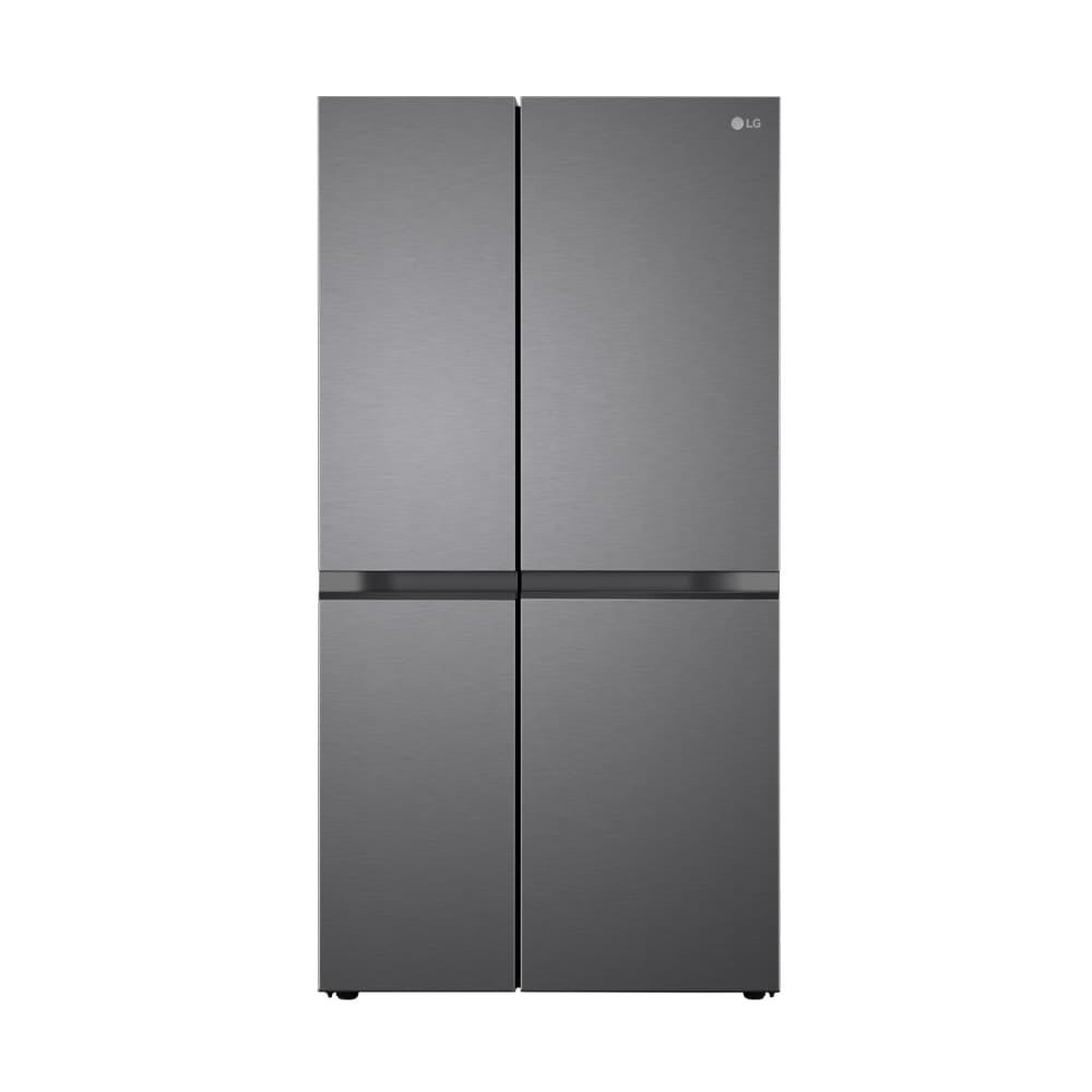 LG 650 L 3-Star Convertible Side-by-Side Refrigerator with Multi-Air Flow & Smart Diagnosis, Dazzle Steel, GL-B257JDS3
