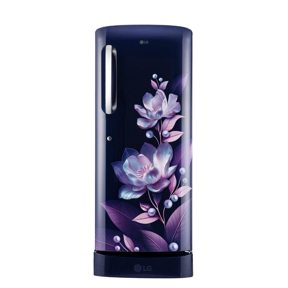 LG GL-D241ABMU 224 L 5 Star Direct Cool Single Door Refrigerator with Base Stand Drawer, Blue Marvel