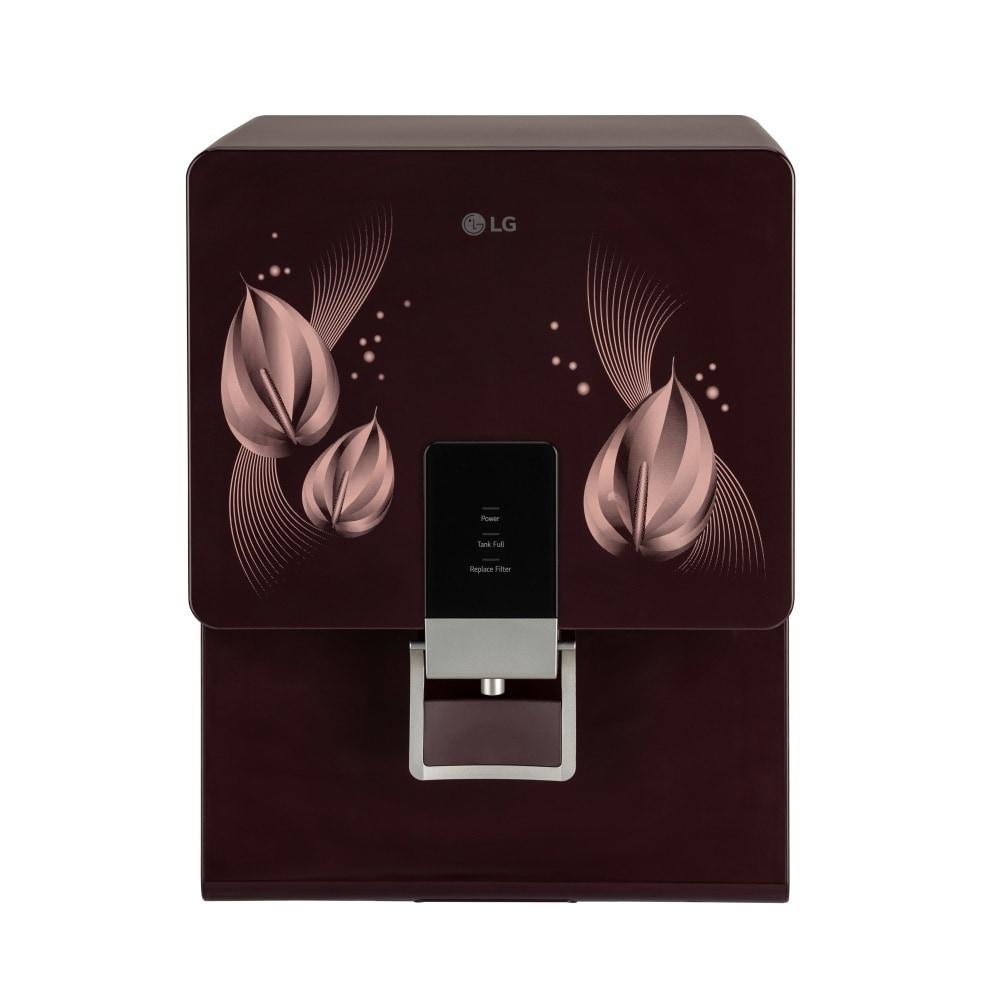 LG WW146RTLC 8 L Water Purifier, RO + Mineral Booster, Digital Sterilizing Care, Smart Indicator,Crimson Red, Wall Mount