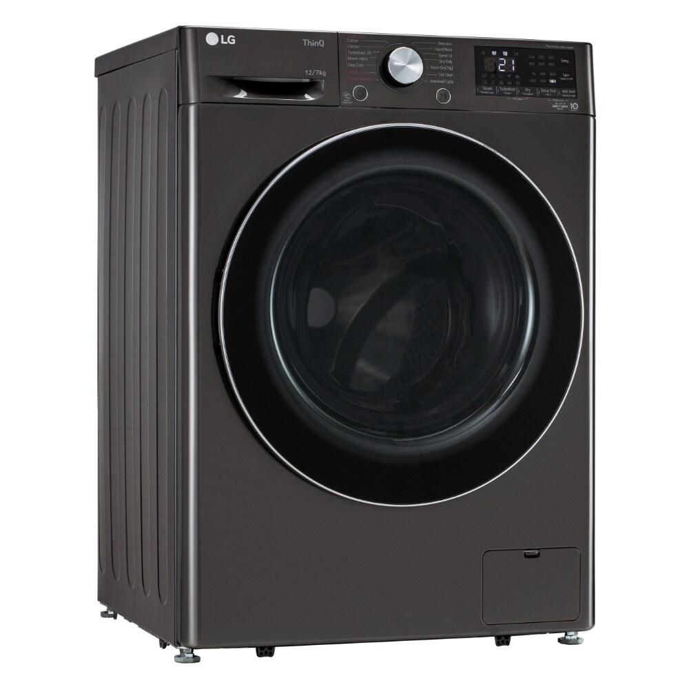 LG 12 Kg Front Loading Fully Automatic Washing Machine, FHD1207STB, Platinum Black