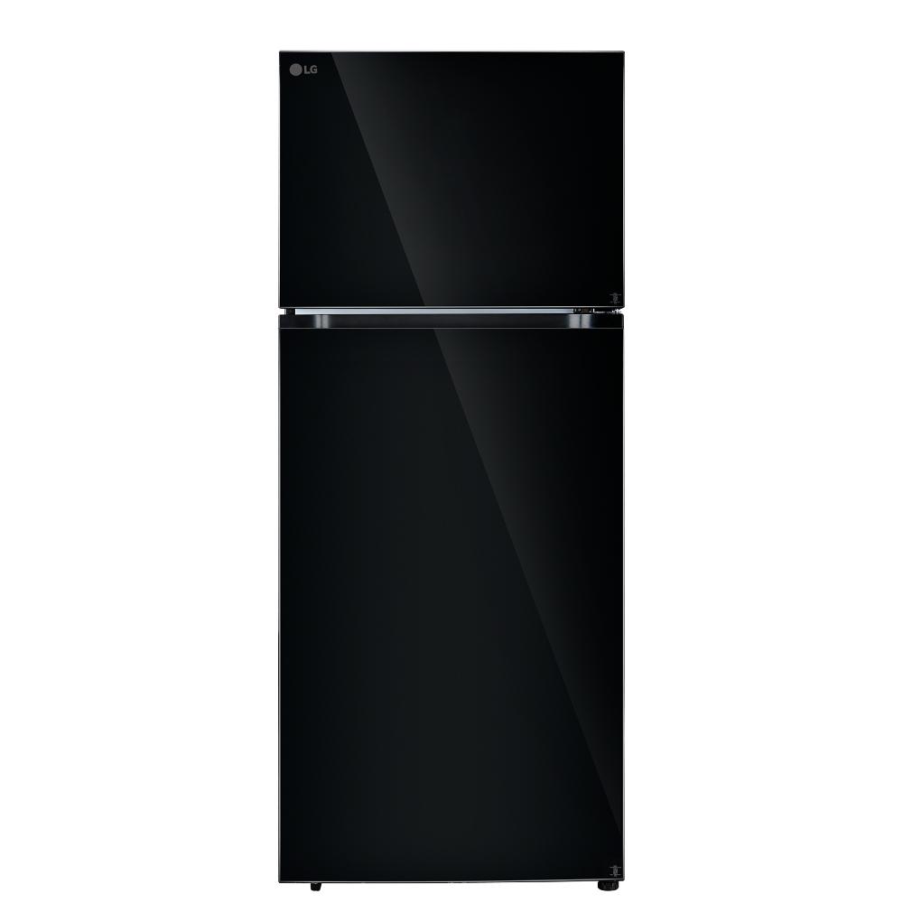 LG, GLT4026SNBM, 398 L, 2 Star, Wi-Fi Convertible, Double Door Refrigerator, Black Mirror