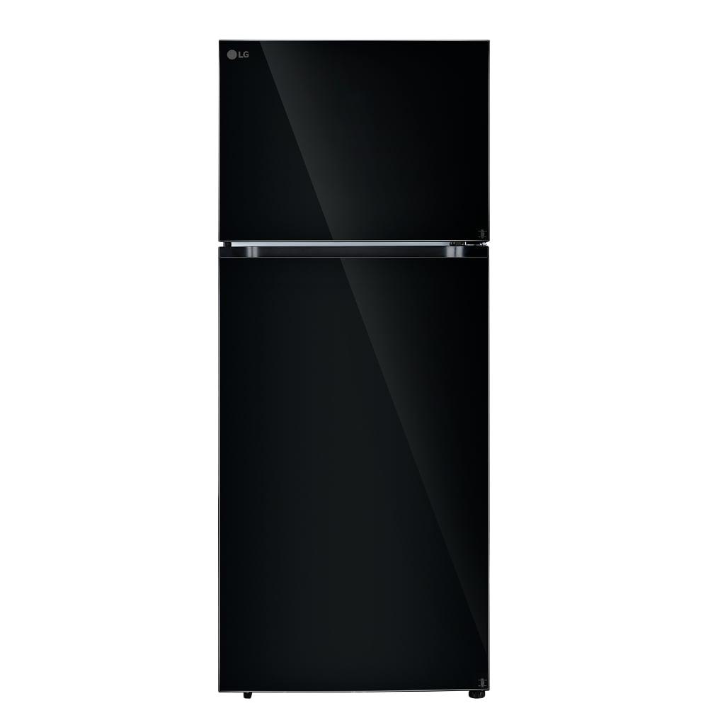 LG, GLT4026SNBM, 398 L, 2 Star, Wi-Fi Convertible, Double Door Refrigerator, Black Mirror