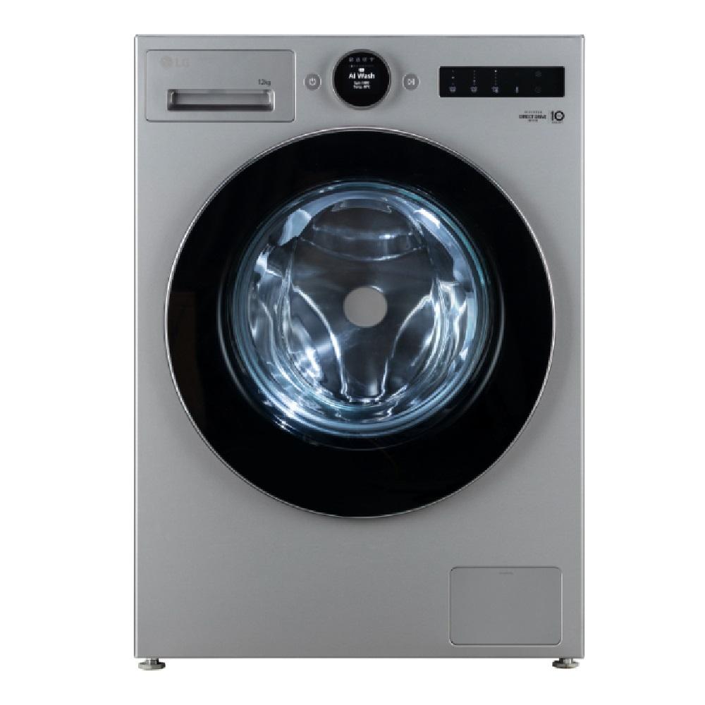 LG 12 Kg Front Load Fully Automatic Washing Machine, 1400 RPM, AI Direct Drive, 6 Motion DD, Digital Dial, Turbowash 360, Steam +, LG ThinQ (FX1412N9S, Essence Silver)