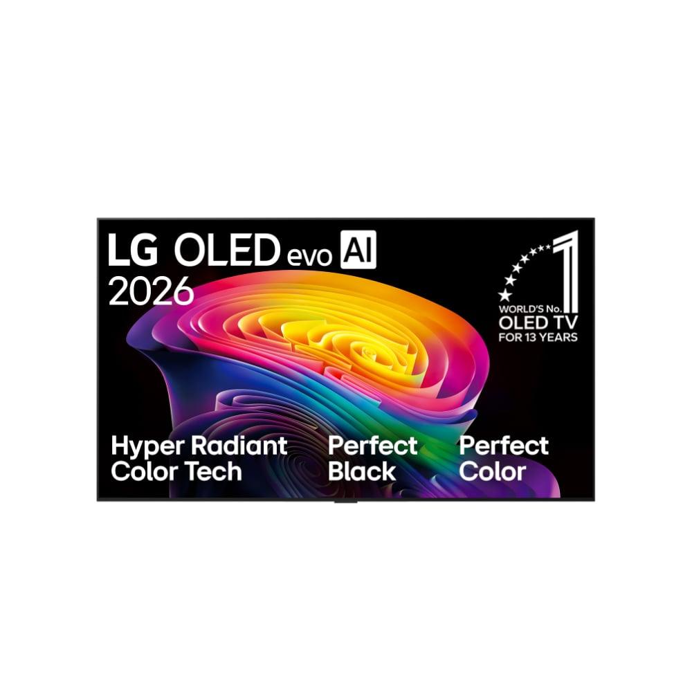 LG 195 cm (77 inches), OLED evo TV (C6) with alpha 11 AI Processor 4K Gen3, Hyper Radiant RGB Tech, VRR 165Hz Refresh Rate, Dolby Vision & Atmos 2026, Black, OLED77C6PLA