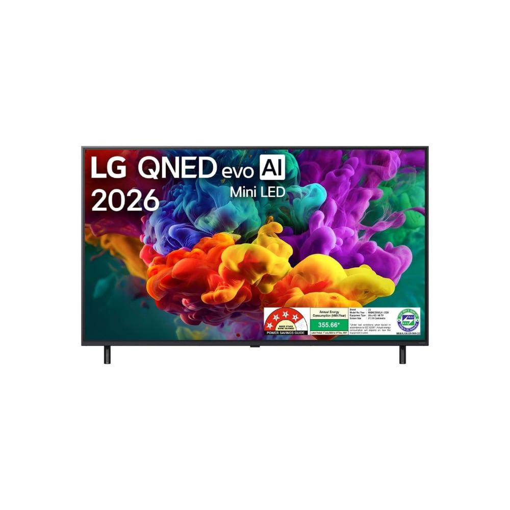 LG 217 cm (86 inches), 4K QNED85 MiniLED Smart TV with alpha 8 AI Processor 4K Gen3, 120Hz Native (VRR 144Hz), Precision Dimming, Motion Pro, FILMMAKER MODE, AI Picture Pro with Dolby Vision & Atmos 2026, Black, 86QNED85BLA