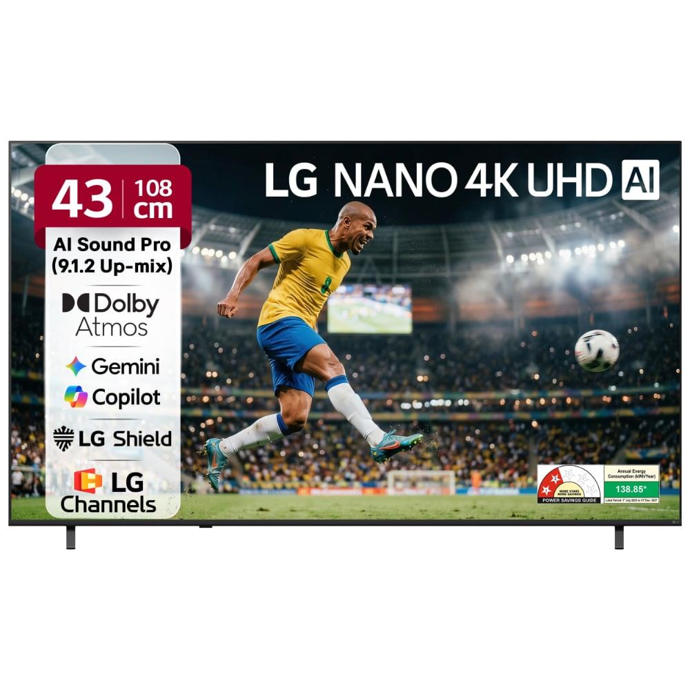 LG NU870 109.22 cm (43 inch) 4K Nanocell AI Smart TV, 43NU870