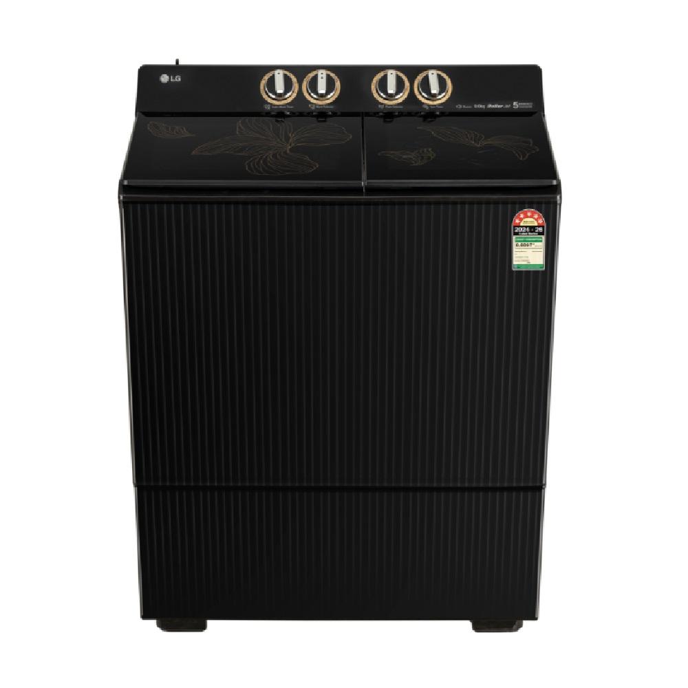 LG 9 kg Semi-Automatic Top Load Washing Machine, PX900H9SO4Z, Onyx Black